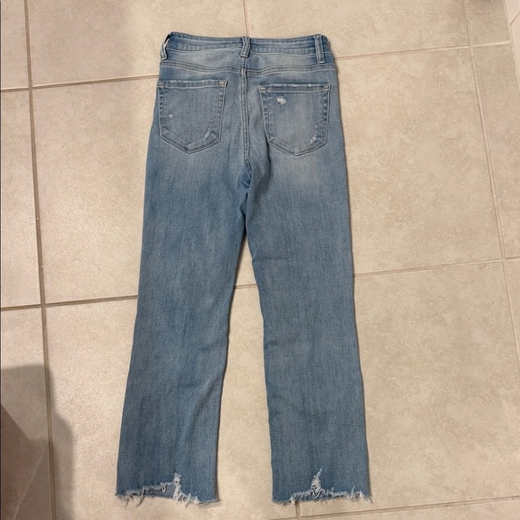 Flying Monkey Light Blue Distressed Skinny Jeans - Picture 4 of 6